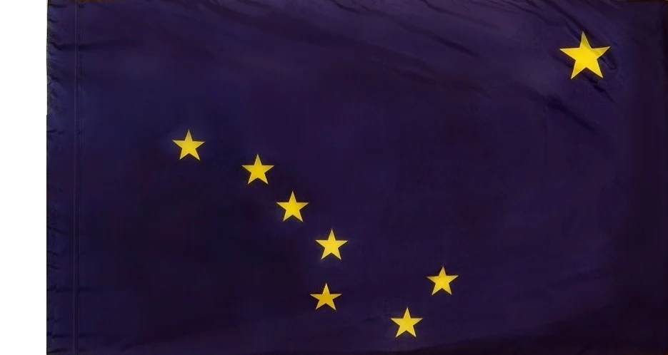 Alaska Indoor / Parade Flag | Made in USA - Image 3