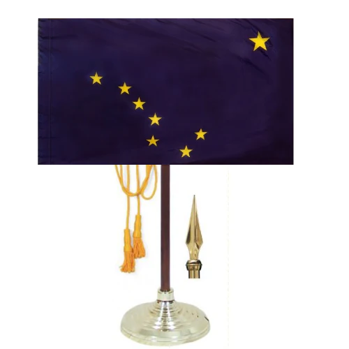 Alaska Indoor / Parade Flag | Made in USA - Image 4