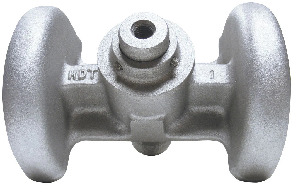 Heavy Duty Revolving Threaded Double Pulley Truck Top - Image 3