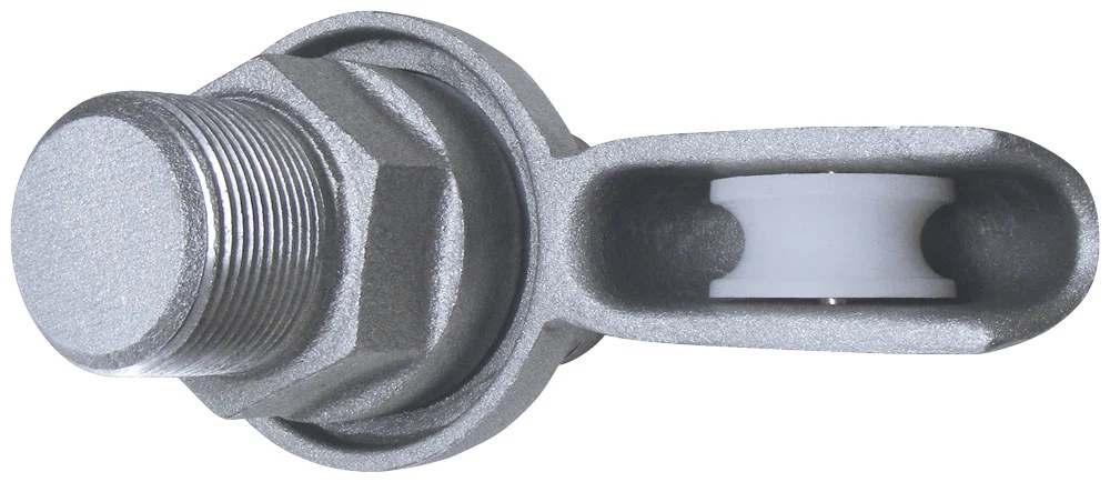 Aluminum Flagpole Rope Pulley – Revolving Single Threaded - Image 3