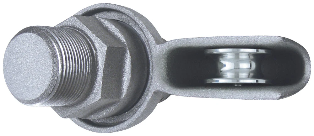 Aluminum Flagpole Rope Pulley – Revolving Single Threaded - Image 4