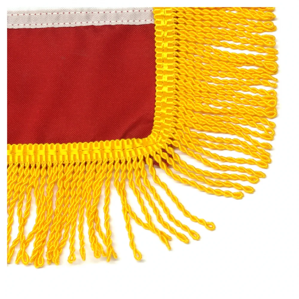 U.S. Signature Indoor / Parade Flag with Gold Fringe | Made in USA - Image 3